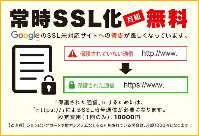 常時SSL 常時SSL